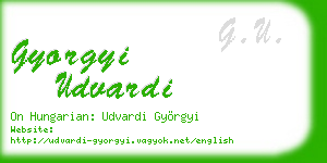 gyorgyi udvardi business card